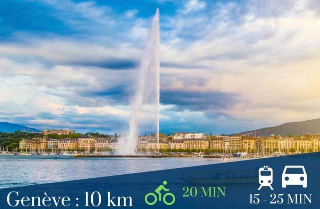 Apart 5 Personnes, 1Min Gare D'Annemasse, Geneve 5Km Екстериор снимка